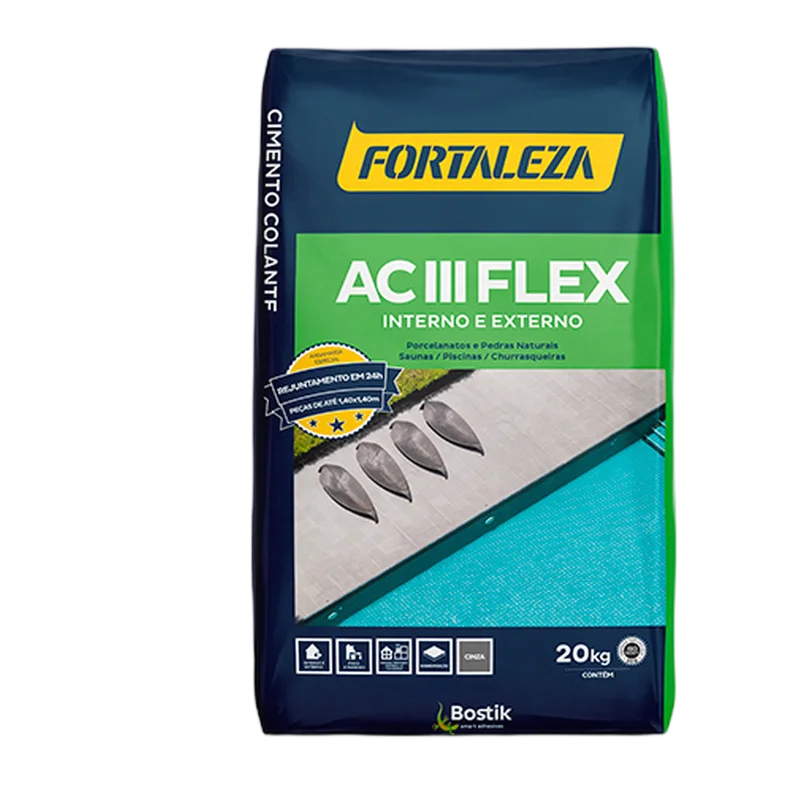 ARGAMASSA FORTALEZA AC3 20KG FLEXIVEL CZ