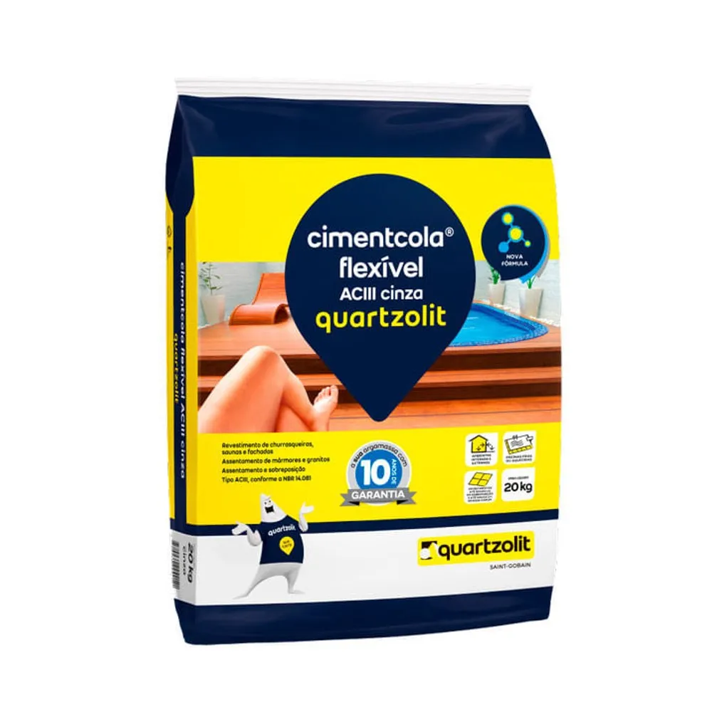 ARGAMASSA QUARTZOLIT AC3 CZ 20KG