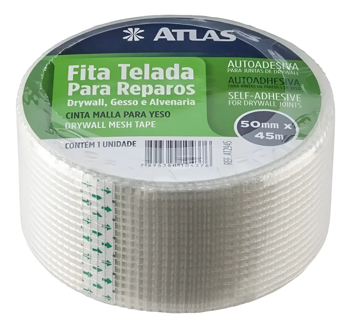 FITA TELADA REPAROS 50MMX45M ATLAS