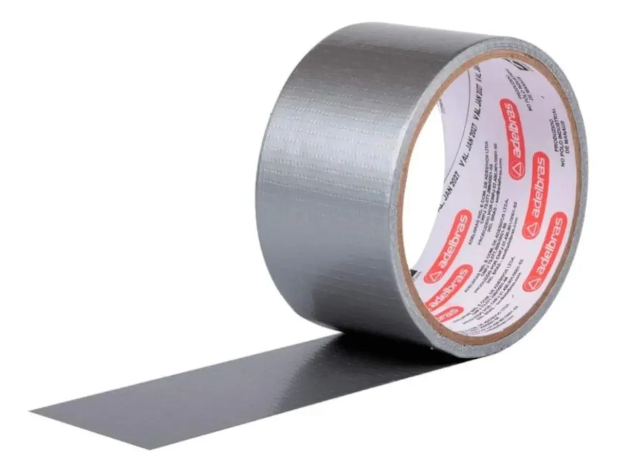 Silver Tape Adelbras 48mmx50m Cinza