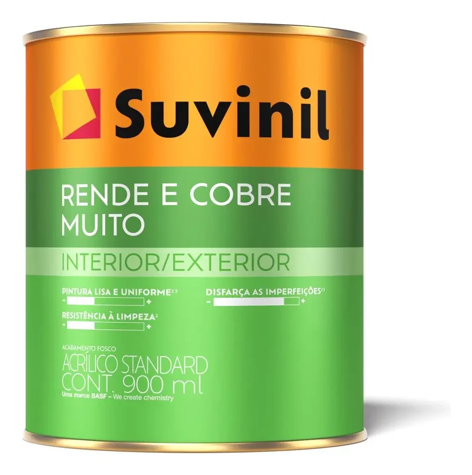 Tinta Suvinil Rende & Cobre Muito Acrílica Standard